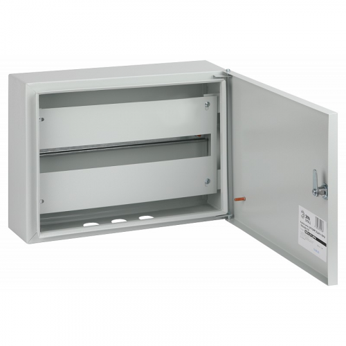 NO_SIMPLE_STM_SHRN-18_IP31 Корпус металлический навесной ЭРА SIMPLE ЩРН-18 (300х400х120) IP31 УХЛ3 серый, цена за 1 шт
