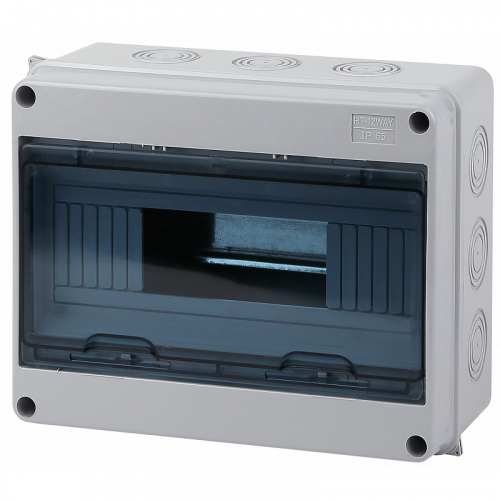 KMPN12_IP65 Корпус пластиковый навесной ЭРА SIMPLE КМПн-12 IP65 серый, цена за 1 шт