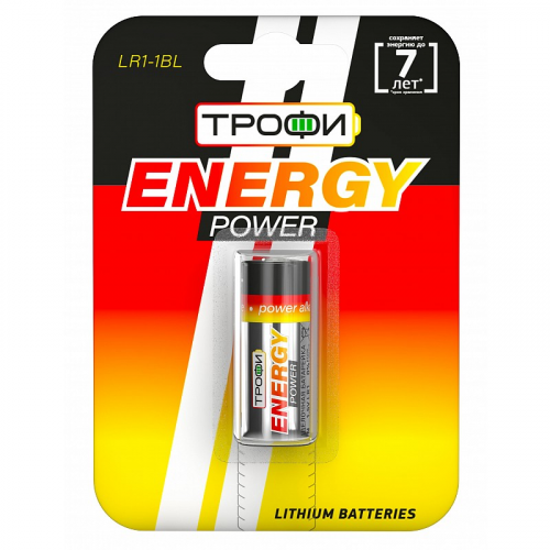 Батарейки Трофи LR1-1BL ENERGY POWER Alkaline, цена за 1 шт