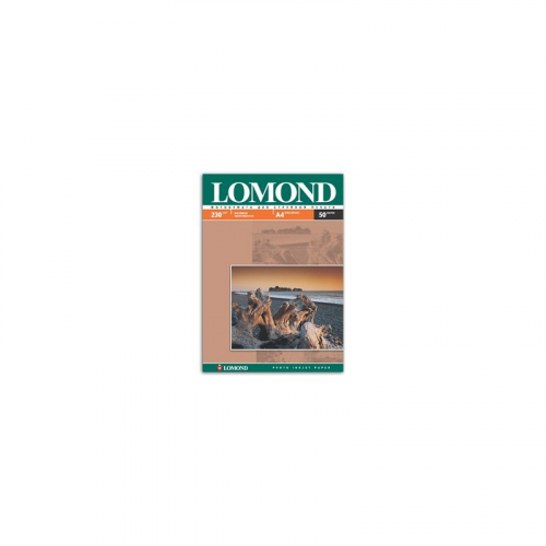 0102016 0102016 Lomond Бумага IJ А4 (мат) 230г/м2 (50 л), цена за 1 шт
