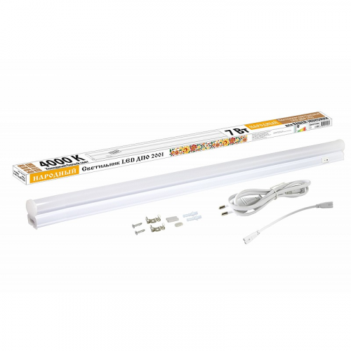 Светильник LED ДПО 2001 7 Вт, 4000К, IP40, Народный, цена за 1 шт