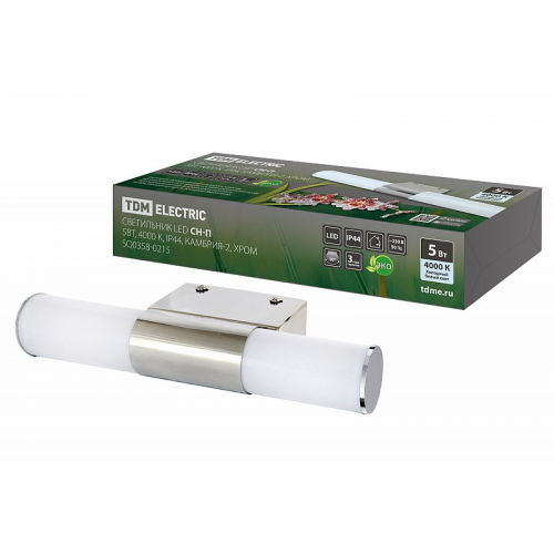 Светильник LED CH-П 5Вт, 4000 К, IP44, Камбрия-2, хром TDM, цена за 1 шт
