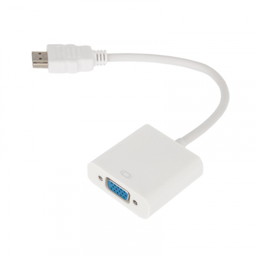 Переходник штекер HDMI - гнездо VGA, провод REXANT, цена за 1 шт
