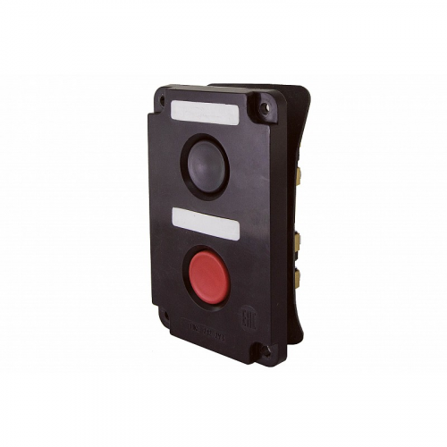 Пост кнопочный ПКЕ 122-2 У2, красная и черная кнопки, IP54 TDM, цена за 1 шт