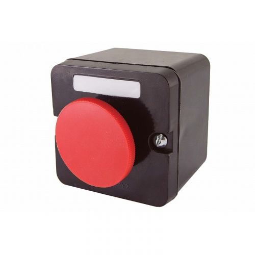 Пост кнопочный ПКЕ 222-1 У2, красный гриб, IP54 TDM, цена за 1 шт