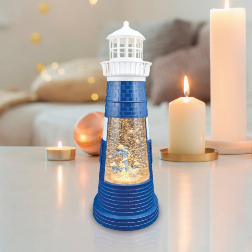 Декоративный светильник Маяк синий с конфетти и подсветкой, USB NEON-NIGHT, цена за 1 шт