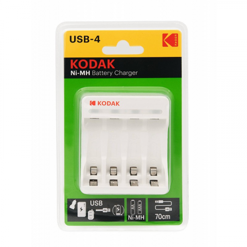 30422384-RU1 Зарядное устройство для аккумуляторов Kodak C8002B USB [K4AA/AAA], цена за 1 шт