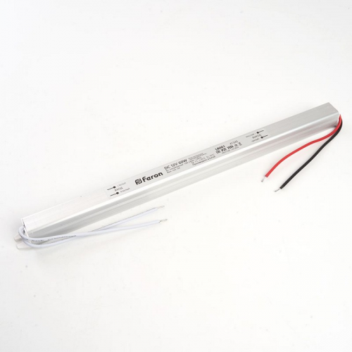 Трансформатор электронный для светодиодной ленты 60W 12V (драйвер), LB001 FERON, цена за 1 шт