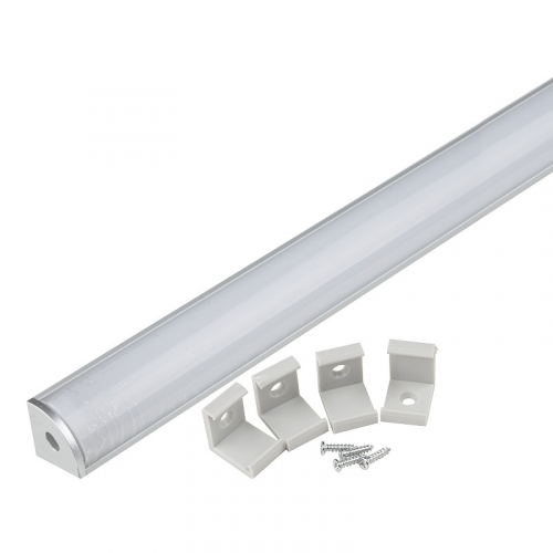 Аксессуары для монтажа светодиодных лент Uniel UFE-K06 SILVER/FROZEN 200 POLYBAG, цена за 1 шт
