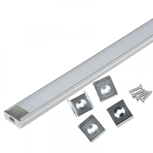 Аксессуары для монтажа светодиодных лент Uniel UFE-K02 SILVER/FROZEN 200 POLYBAG, цена за 1 шт