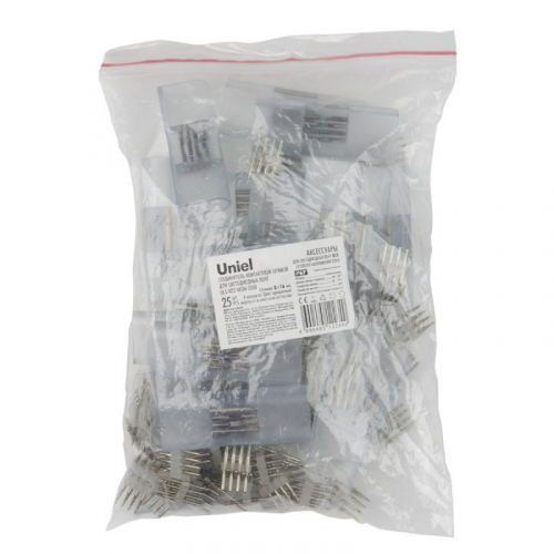 Аксессуары для монтажа светодиодных лент Uniel UTC-K-14/N22 CLEAR 025 POLYBAG, цена за 1 шт
