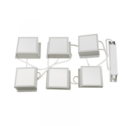 Панели светодиодные Uniel ULP-1010 42W/4000К IP40 GRILYATO WHITE KIT06, цена за 1 шт