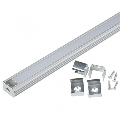 Аксессуары для монтажа светодиодных лент Uniel UFE-K10 SILVER/FROZEN 200 POLYBAG, цена за 1 шт