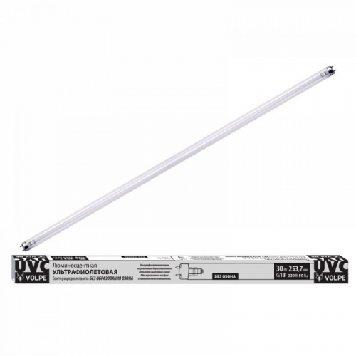 Лампы бактерицидные Volpe EFL-T8-30/UVCB/G13/CU/V, цена за 1 шт