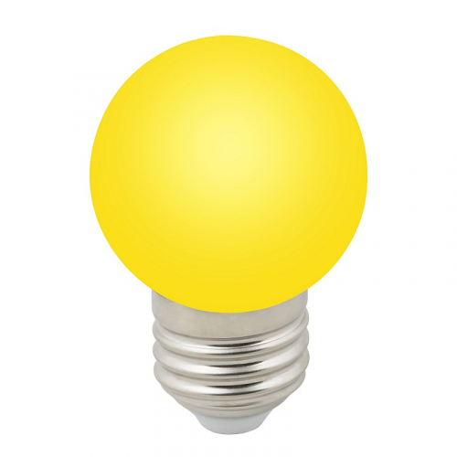 Лампы светодиодные Volpe LED-G45-1W/YELLOW/E27/FR/С, цена за 1 шт