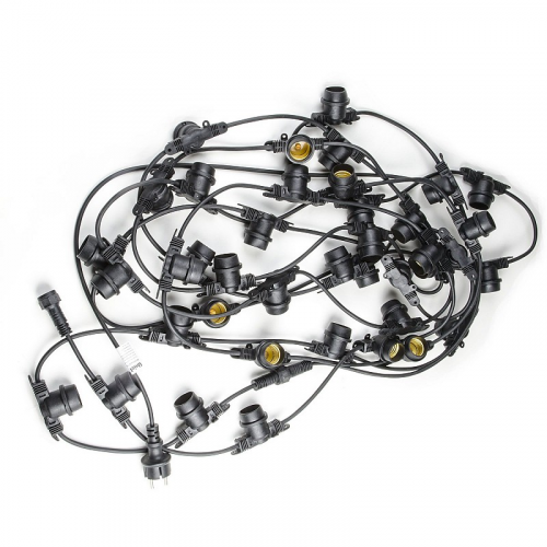 Гирлянды Uniel UDL-K110 40/E27/10M IP65 BLACK BELT-LIGHT, цена за 1 шт