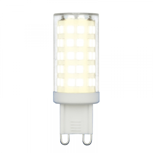 Лампы светодиодные Uniel LED-JCD-9W/4000K/G9/CL GLZ09TR картон, цена за 1 шт