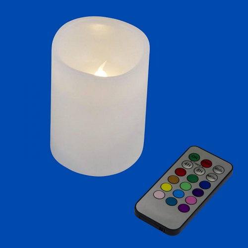 СВЕЧИ СВЕТОДИОДНЫЕ Uniel ULD-F052 RGB RC CANDLE, цена за 1 шт