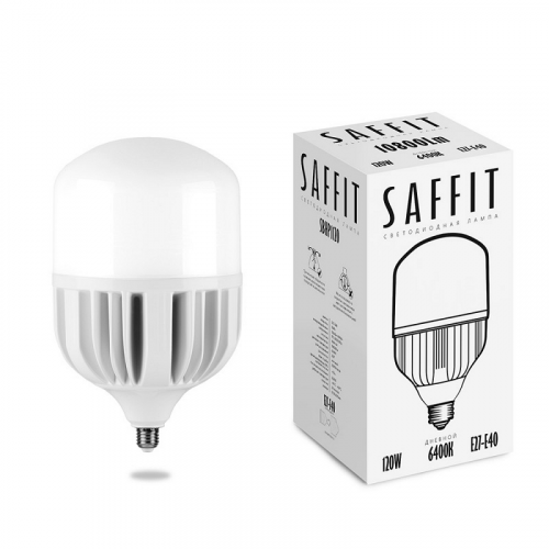Лампа светодиодная, 120W 230V Е27-E40 6400K T140, SBHP1120, цена за 1 шт