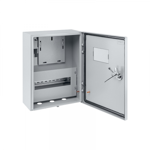 Корпус металлический ЩУ-1ф/1-0-12 IP66 (ЩУРН-1/12 IP66) (395х310х165) TDM, цена за 1 шт