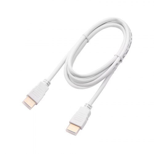 Кабель HDMI - HDMI 1.4, 2м, Gold, белый REXANT, цена за 1 шт