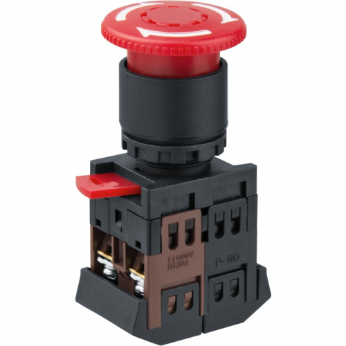 Кнопка Navigator 82 814 NBI-B-06 Грибок поворотн.блокировка d22мм NO+NC, цена за 1 шт