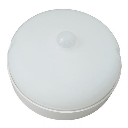 СВЕТИЛЬНИКИ ПЫЛЕВЛАГОЗАЩИЩЕННЫЕ Volpe ULW-Q216 12W/6500К SENSOR IP65 WHITE, цена за 1 шт