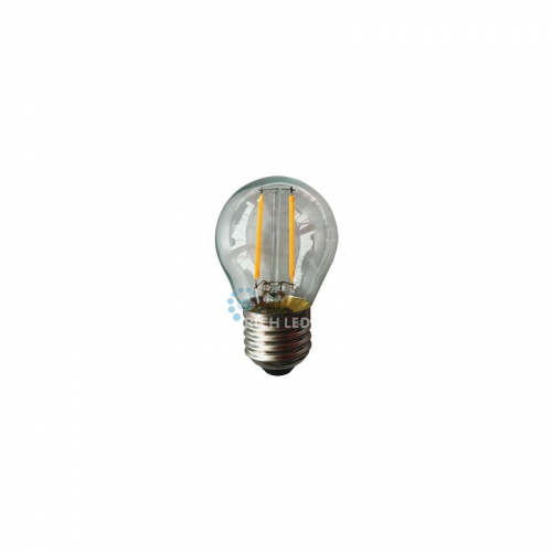 Лампа для Белт-лайта Rich LED, 2 Вт, цоколь Е27, d=45 мм, филамент, теплый белый, RL-B-E27-G45T2-2W-TWW, цена за 1 шт