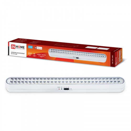 Светильник светодиодный аварийный СБА 1094-60DC 60LED 2.2Ah lithium battery DC IN HOME, цена за 1 шт