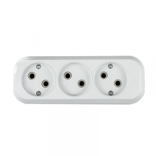 Колодка У-3-GRAND трехместная 5030 IN HOME, цена за 1 шт