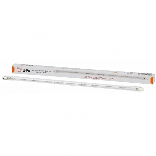 J333-2000W-R7s-230V Лампочка галогенная ЭРА J333-2000W-R7s-230V R7s 2000Вт трубка теплый белый свет, цена за 1 шт