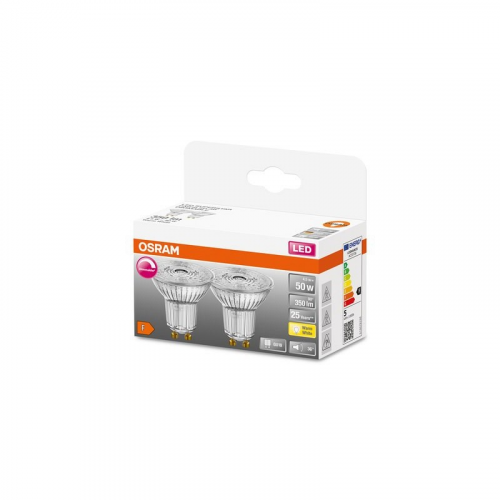 LSSPR16D5036 DIM 4,5W/927 230V 36° 350lm GU10 Экопак 1X2шт - LED лампа OSRAM (LEDVANCE), цена за 1 шт