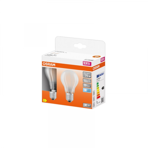 LEDSCLA75 7,5W/840 230VGL FR E27 Экопак1X2лампы OSRAM - филамент лампа (LEDVANCE), цена за 1 шт
