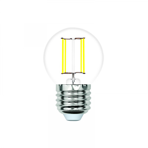 Лампы светодиодные Volpe LED-G45-6W/4000K/E27/CL/SLF, цена за 1 шт