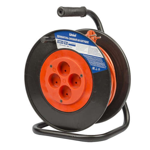 Удлинители садовые Uniel YX10-004 /UCK-4N/2x1,00/20M/S ORANGE/BLACK, цена за 1 шт