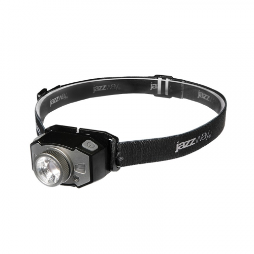 Налобные фонари / Фонарь JAZZway AccuH1-L5WZ-bk (черно-сер.) (5036642), цена за 1 шт