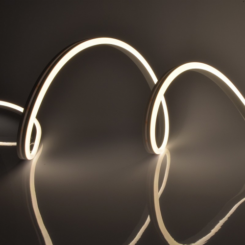 Ленты светодиодные герметичные (IP54, IP65, IP67) Uniel ULS-N03-2835-100LED/m-8mm-IP67-DC12V-11W/m-5M-3000K блистер, цена за 1 шт