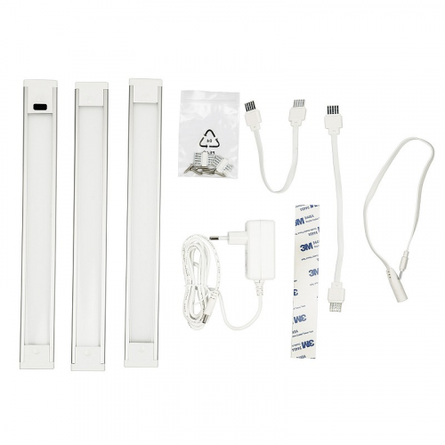 Светильники для мебели Uniel ULM-F44-3x3W/4500K/DIM SENSOR IP20 SILVER, цена за 1 шт