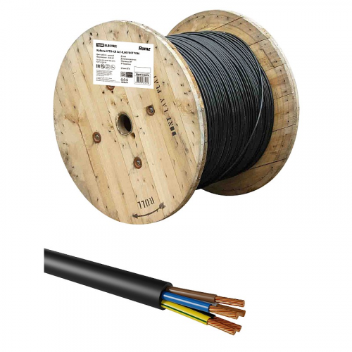 Кабель КГТП-ХЛ 5х1(N,PE)-0,66 ГОСТ TDM, цена за 1 м