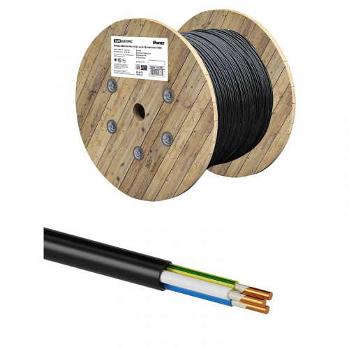 Кабель ВВГнг(А)-FRLS 3х2,5 ок(N, PE)-0,66 ГОСТ TDM, цена за 1 м