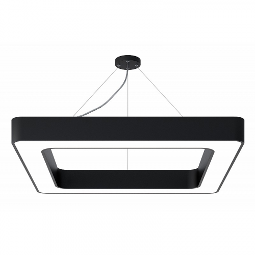 SPO-162-B-40K-070 Светильник LED ЭРА Geometria SPO-162-B-40K-070 Quadro 70Вт 4000К 4200Лм IP40 800*800*80 черный подвесной, цена за 1 шт