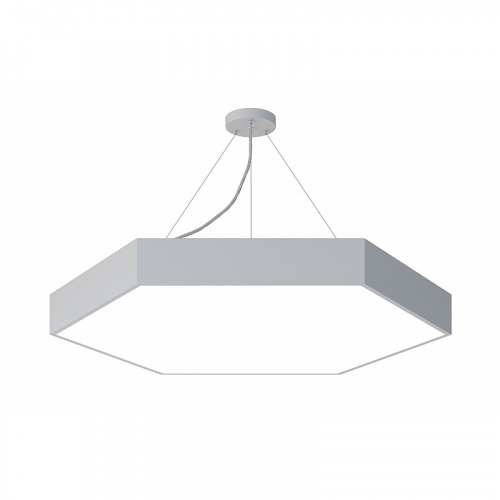 SPO-122-W-40K-066 Светильник LED ЭРА Geometria SPO-122-W-40K-066 Hexagon 66Вт 4000К 4800Лм IP40 800*800*80 белый подвесной, цена за 1 шт