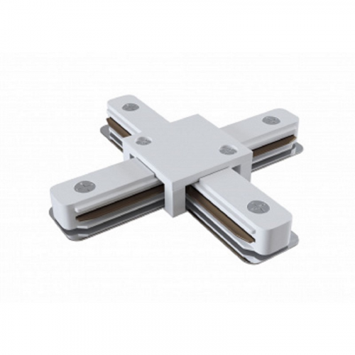 TR-1PA-СX-WH Коннектор ЭРА TR-1PA-СX-WH X-образный для однофазного шинопровода белый, цена за 1 шт
