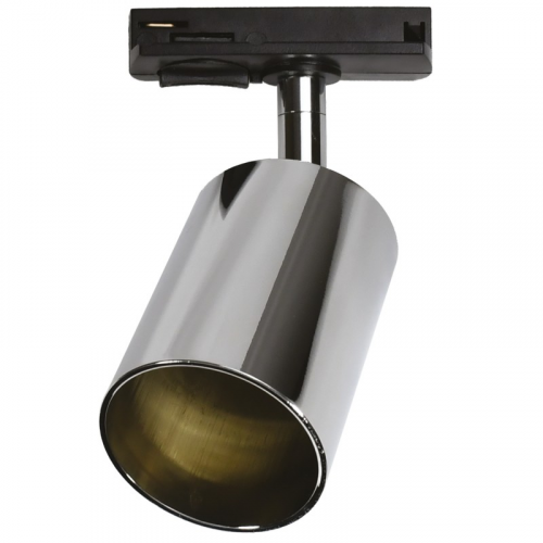 Однофазный трековый светильник PTR 26 GU10 CH (хром) 230V IP20 Jazzway, цена за 1 шт
