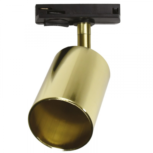 Однофазный трековый светильник PTR 26 GU10 GL (золото) 230V IP20 Jazzway, цена за 1 шт