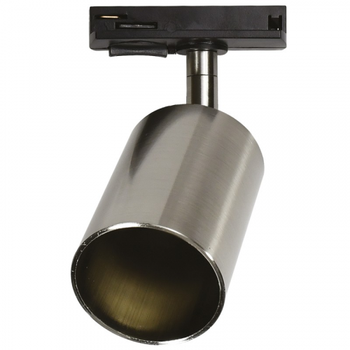 Однофазный трековый светильник PTR 26 GU10 SN (матовый никель) 230V IP20 Jazzway, цена за 1 шт