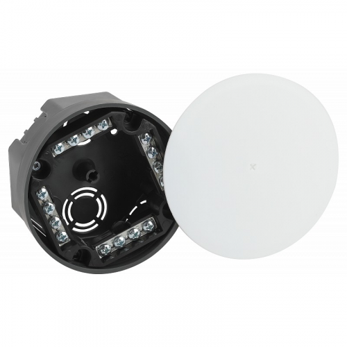 KRT-k-103-50 Распаячная коробка ЭРА KRT-k-103-50 скрытой установки черно-белая 103х50мм для твердых стен клеммник крышка IP20, цена за 1 шт