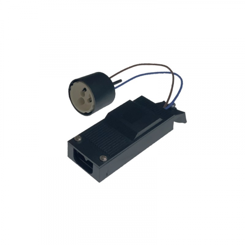 31710 VS Патрон GU10 GZ10 PTL провод 1кв.мм l=140mm + клем. колодка, цена за 1 шт