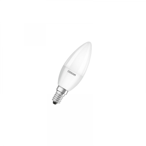 dim LS CLB 40D 5W/827 230V FR E14 470lm свеча матовая OSRAM LED-лампа (LEDVANCE), цена за 1 шт