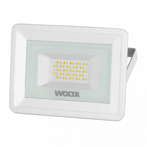 Светодиодный прожектор WOLTA WFL-20W/06W 20Вт 5700К IP65 1800лм белый, цена за 1 шт